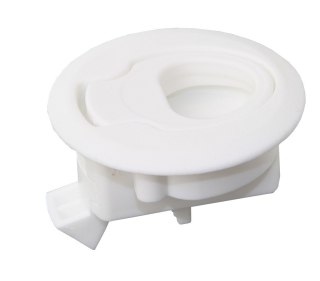 Plastikowy zatrzask, biały