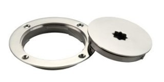 Pokrywa rewizyjna ze stali nierdzewnej 4 " (102 mm) AISI316