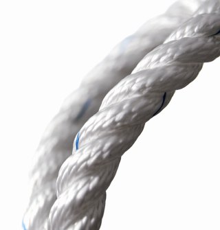 Poliester zamknięty Linia cumownicza czarna 12mm