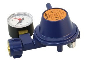 Regulator ciśnienia 50mbar 0,8 kg / h 90 °