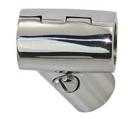 Trójnik otwierany ze stali nierdzewnej 60 ° do rury 22 mm