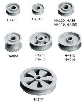 Plastikowa rolka utwardzona 27 x 6 mm