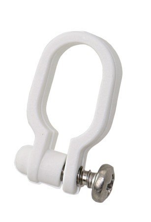 Szekla suwakowa do masztu OKRĄGŁA 28mm (opakowanie 100 sztuk)