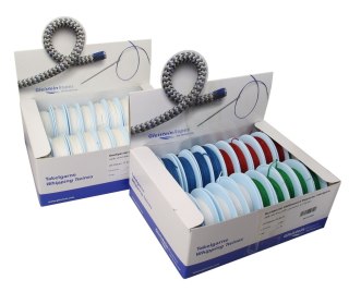 Sznurek do zakańczania 30m x 1,0mm woskowany CZERWONY