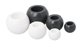 Zakończenie do liny 5mm - kulka 19mm nylon, 2szt. w zestawie