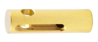 Etui zatrzaskowe OPTI, aluminium w kolorze złotym