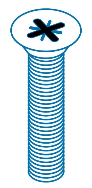 Nit zrywalny AISI 304 DIN7337B komplet = 100 szt.