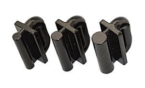 Prowadnica pośrednia czarna 9mm Ř komplet = 10szt.