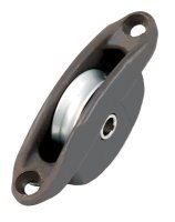 Bloczek masztowy, rolka aluminiowa.