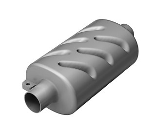 Tłumik środkowy 102mm Ø