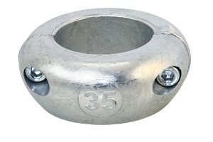 Fala cynkowa anoda "Ring" ok. 280g Ø30mm