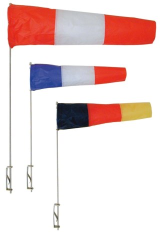 Flögel z bokiem h. u. Ściereczka czarno / czerwono / żółta 60mm