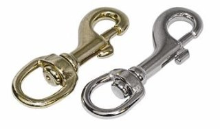 Karabińczyk ze stali nierdzewnej 70mm z małym oczkiem