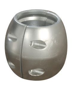 Kula z anody aluminiowej falistej na Ø40mm