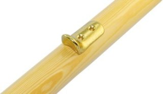 Nos z polerowanego mosiądzu