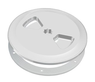 Pokrywa rewizyjna, białe gniazdo 6 "" 8-punktowe "