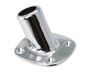 Uchwyt na maszt z chromowanego mosiądzu 16 mm