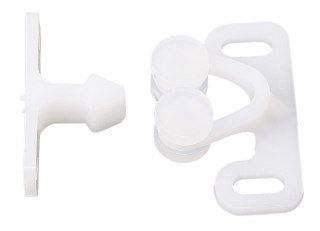 Zaczep rolkowy RC6900 biały PE / POM