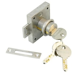 Zamek bębenkowy typu 6810 z mosiądzu niklowanego