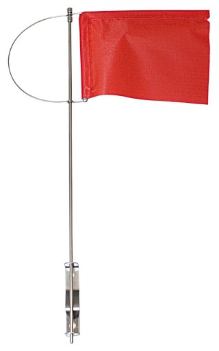 Clicker z bocznym uchwytem i czerwoną szmatką 100mm