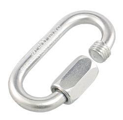 Karabińczyk śrubowy fi pałąka 12 mm ocynkowany