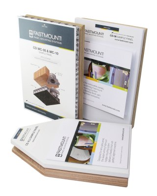 Przykładowy panel A5 do klipsów niskoprofilowych