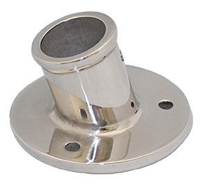 Uchwyt na maszt ze stali nierdzewnej nachylony 30 mm -odpływ-