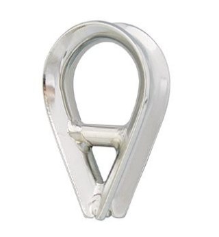 Kausza ze stali nierdzewnej z prętem AISI316 do liny 20mm