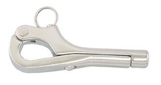 Hak Pelikan ze stali nierdzewnej, gwint wewnętrzny M6 prawy