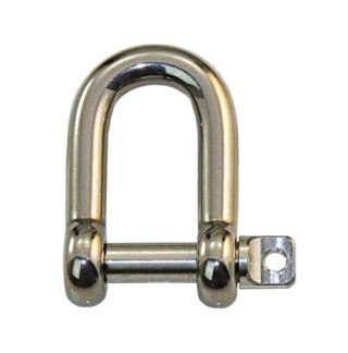 Szekla ze stali nierdzewnej Połowa długości w kształcie litery D. 11mm