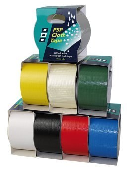 Taśma tekstylna CLOTHTAPE 50mm x 5m ŻÓŁTA