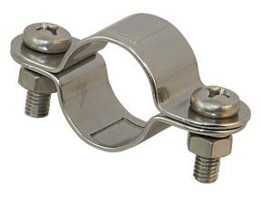 Zacisk rurowy ze stali nierdzewnej na 30 mm