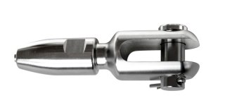 Zacisk śrubowy z "stożkiem" widełkowym na 7mm