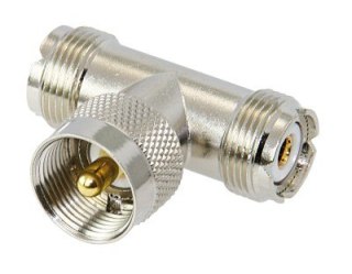 Koncentryczny trójnik UHF / UHF