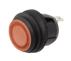 Przełącznik kołyskowy wokół czerwonej diody LED 12V