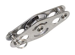 Blok linowy m. Becket 25 x 6 mm o wymiarach. chrom.