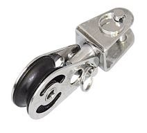 Blok obrotowy z szeklą nylonową 25 x 8 mm