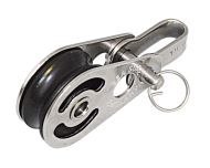 Blok z wyjmowaną szeklą nylonową 25 x 8 mm