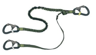 PROLINE Lifeline 2m elastyczne 3 haczyki bezpieczeństwa
