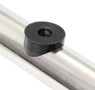 Plastikowe elementy siodełka 19 mm, rurka 16 mm