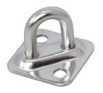 Ucho nierdzewne pokładowe, 29 x 29 mm, średnica pręta 5mm