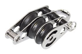 Potrójny blok z nylonu 25 x 8 mm