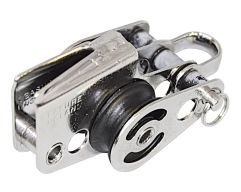 Potrójny blok z zaciskiem szczelinowym Nylon 25 x 8 mm