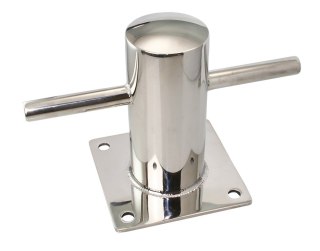 Poler krzyżowy do marin ze stali nierdzewnej 1.4401, spawany z bardzo długim drążkiem, długość 270mm