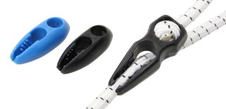 Knaga Speedclip czarny do linki 8mm - 10 sztuk