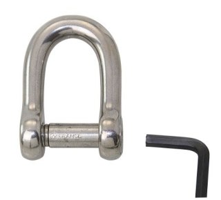 Szekla WICHARD 8mm w kształcie litery D.