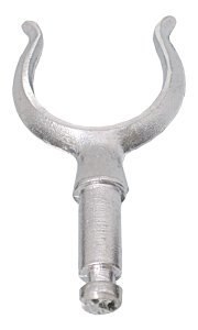 Widelec sterowy wykonany z precyzyjnie odlewanego aluminium, po prostu mały