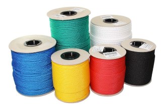 Linka, plecionka PP multifilament, 8-warstwowa fl. żółty 5,0 mm