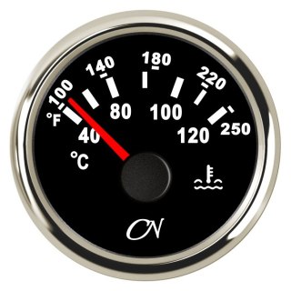 CN temperatura wody chłodzącej instrument 40-120 ° C czarny / chrom