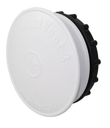 BoatVent 3 – odpowietrznik do plandek i pokrowców na łódź biały